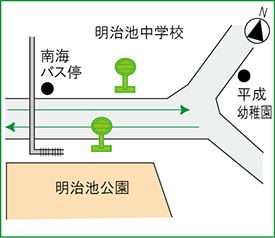 停留所地図の画像