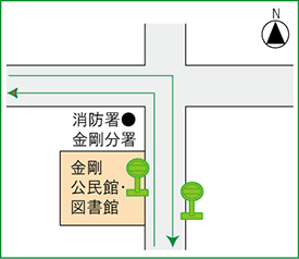 停留所地図の画像