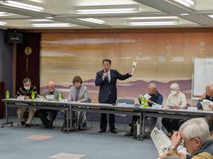 市長挨拶の写真