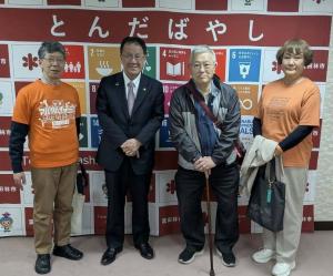 面会者との記念写真