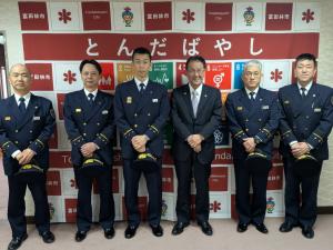 面会者との記念写真