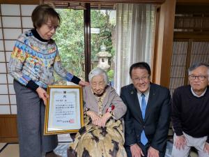 面会者との記念写真