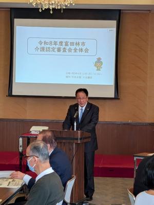 市長挨拶の写真