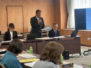 市長挨拶の写真