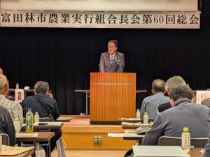 市長挨拶の写真