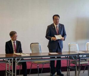 市長挨拶の写真