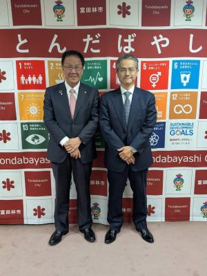 面会者との記念写真
