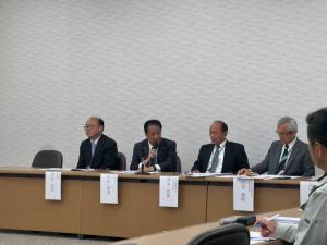 市長挨拶の写真