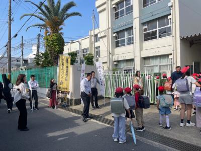 富田林校区あいさつ運動2