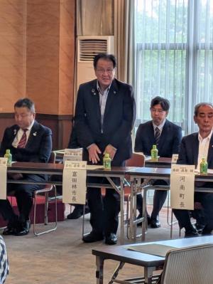 市長挨拶の写真