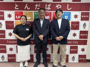 面会者との記念写真