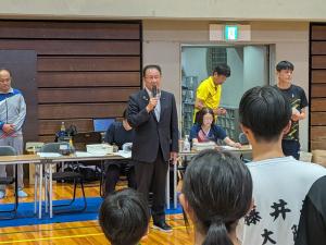 市長挨拶の写真