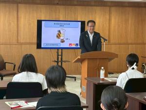 市長挨拶の写真