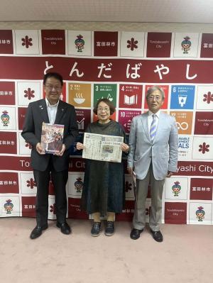 面会者との記念写真