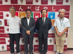 面会者との記念写真