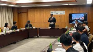 市長挨拶の写真