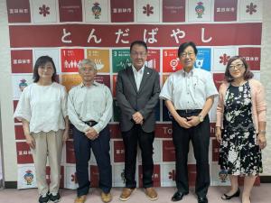 面会者との記念写真