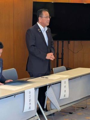 市長挨拶の写真