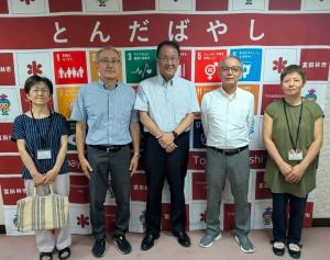 面会者との記念写真