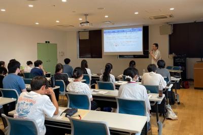 江上先生の講義のようすです。