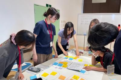 Dグループの研究の様子です。