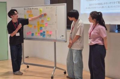 研究結果発表の様子です。