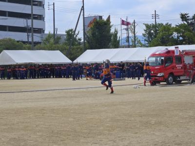 支部総合訓練　操法訓練3