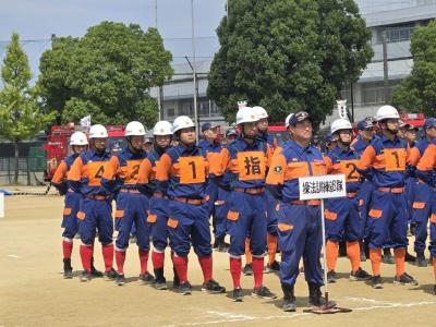 支部総合訓練 閉会式