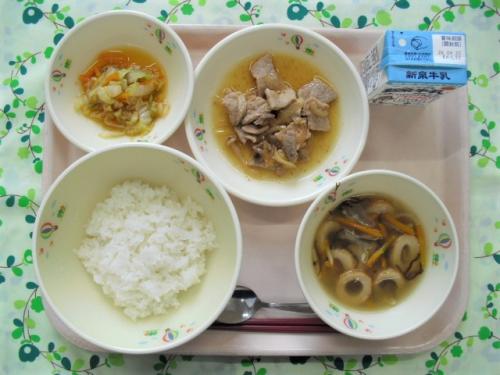 今日の給食