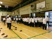 学年合唱の練習