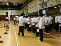 学年合唱の練習