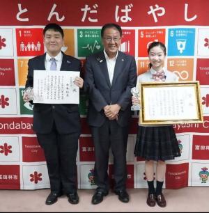 面会者との記念写真