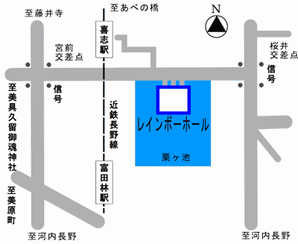 喜志分館の周辺地図の画像