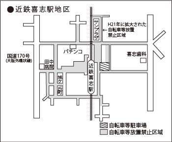 近鉄喜志駅地区の画像