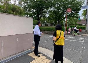 伏山台小学校区地域見守り活動