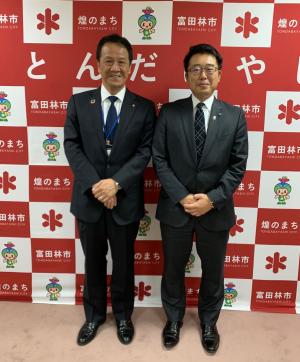 気仙沼市副市長と面会