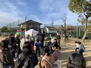 彼方小学校区餅つき大会