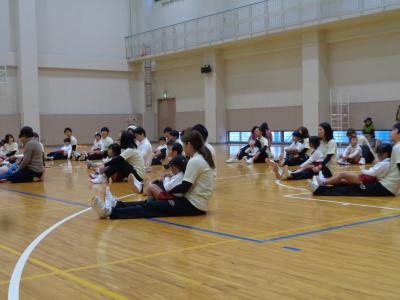 大谷　学祭　親子体操