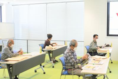 スクラムによるボランティア活動の様子