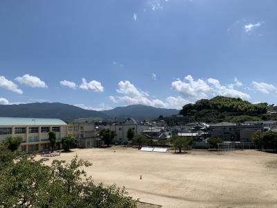 校舎3階からの風景