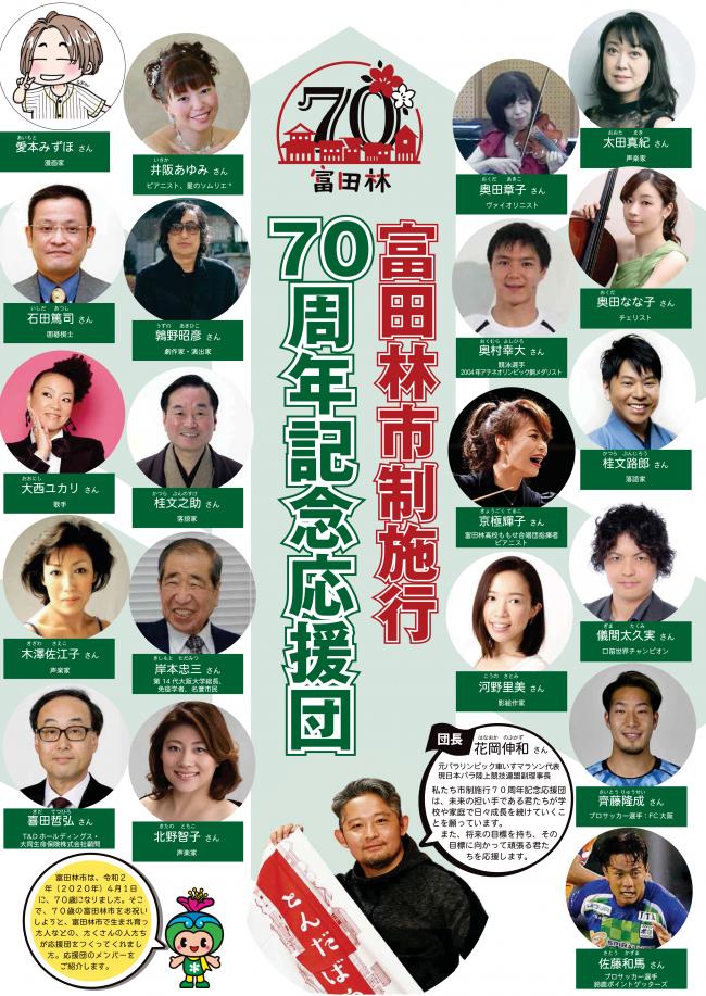 応援団紹介ポスター表