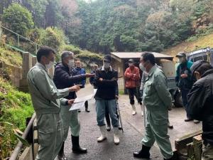 嬉・嬉桜が丘地区避難経路