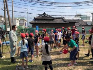 富田林小学校　田植え