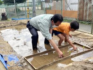 奇跡の復興米田植え