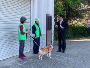 彼方小学校区見守り