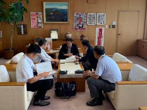 関西電力大阪支社と面会