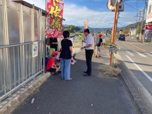 東条小学校見守り