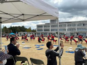 市内小学校運動会の様子