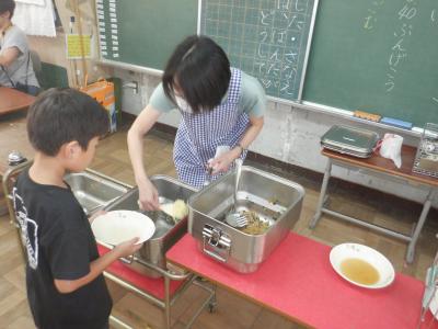 おかわりの様子
